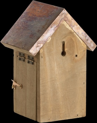 Nido Pajaros con Techo Cobre